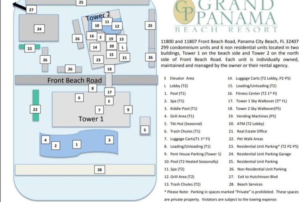 Grand Panaama Beach Resort With Ocean View Panama City Beach Exterior photo